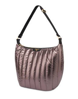 Hobo bag in nylon metallizzato Shiny Tank Photo 2