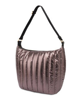 Hobo bag in nylon metallizzato Shiny Tank Photo 3