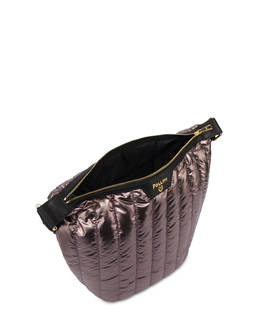 Hobo bag in nylon metallizzato Shiny Tank Photo 4