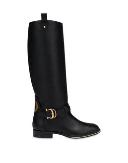 Cabiria Buckle calfskin boots Photo 1