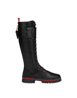 High Combat Boot Pollini Ice Cracker Photo 1