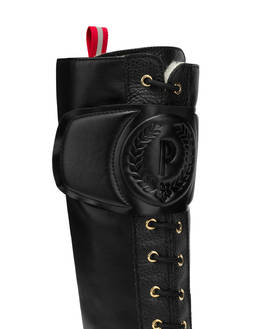 High Combat Boot Pollini Ice Cracker Photo 4