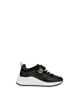 Sneakers in calf leather and PVC Logo Heritage Photo 1
