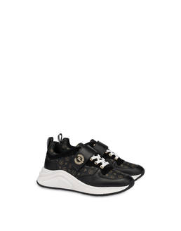 Sneakers in calf leather and PVC Logo Heritage Photo 2