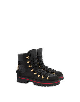 Pollini Ice Cracker boots in nubuck and calfskin Photo 2