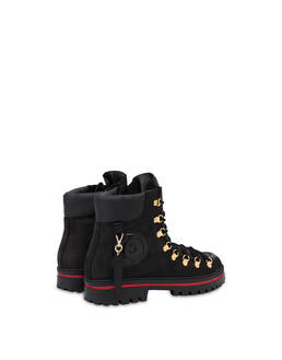 Pollini Ice Cracker boots in nubuck and calfskin Photo 3