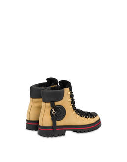 Pollini Ice Cracker boots in nubuck and calfskin Photo 3