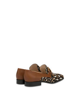 Natalia calfskin and spotted pony moccasins Photo 3