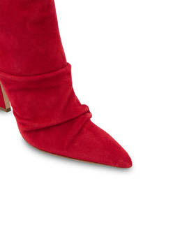 Plissé suede ankle boots Photo 4