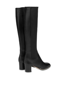 To-the-knee boots in Marne calf leather Photo 3