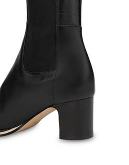 To-the-knee boots in Marne calf leather Photo 4
