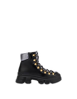Shiny Tank calf leather pedule shoes Photo 1