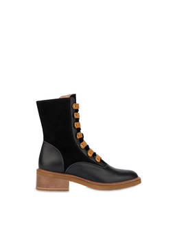 Uniform split leather boots Photo 1