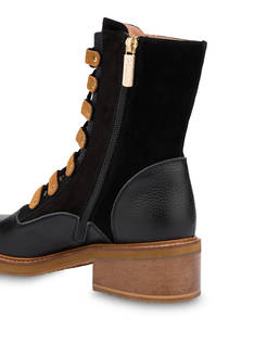 Uniform split leather boots Photo 4