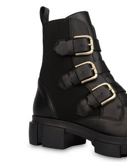 Combat boot in Vienna calfskin Photo 4