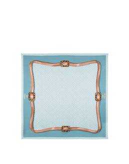 Silk twill scarf Photo 3
