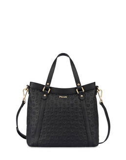 Borsa a spalla Heritage Logo Embossed Photo 1