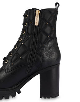 Stars In Prague matelassé combat boot Photo 4