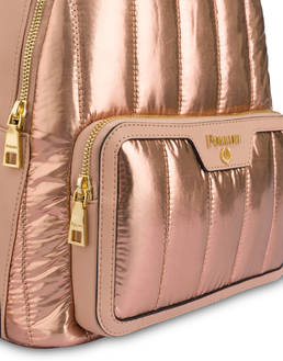 Shiny Tank metallic nylon backpack Photo 5