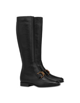 Natalia moose-print calf leather boots Photo 2