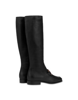 Natalia moose-print calf leather boots Photo 3