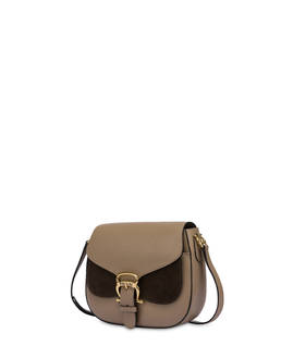 Petalo bag in calfskin and split leather Photo 2