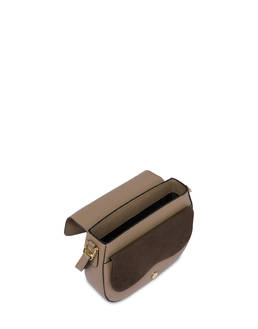 Petalo bag in calfskin and split leather Photo 4