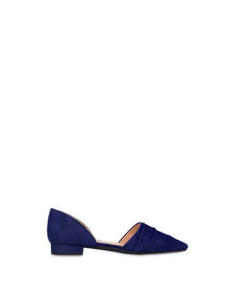 Wave suede ballerina d'Orsay flats Photo 1