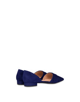 Wave suede ballerina d'Orsay flats Photo 3