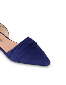 Wave suede ballerina d'Orsay flats Photo 4