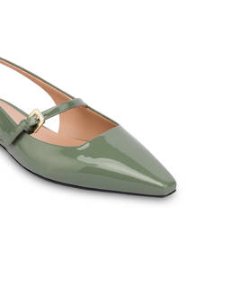 Ballerina slingback in vernice Cote d'Azur Photo 4