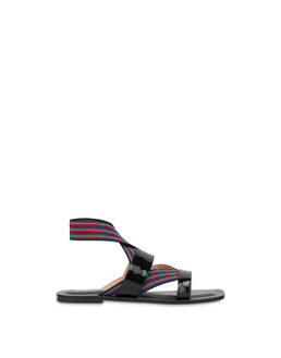 Colorful Band flat sandals with elastics Photo 1
