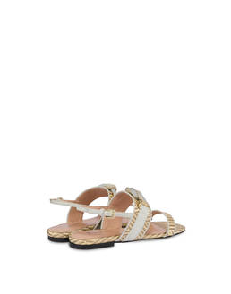 Marina woven fabric sandals Photo 3