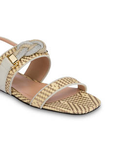 Marina woven fabric sandals Photo 4