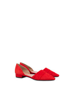 Wave suede ballerina d'Orsay flats Photo 2