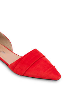 Wave suede ballerina d'Orsay flats Photo 4