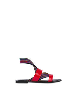 Colorful Band flat sandals with elastics Photo 1