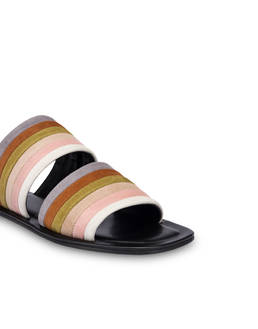 Sandali flat in camoscio Rainbow Photo 4