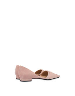 Wave suede ballerina d'Orsay flats Photo 3