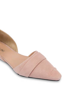 Wave suede ballerina d'Orsay flats Photo 4