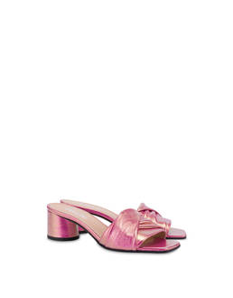 Soft Spring iridescent nappa leather mules Photo 2