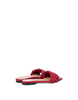 Puffy woven flat slipper Photo 3