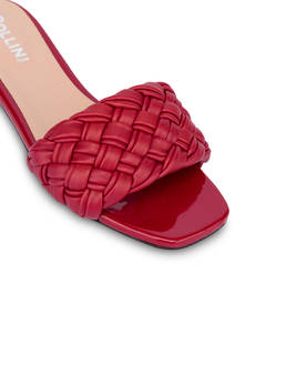 Puffy woven flat slipper Photo 4