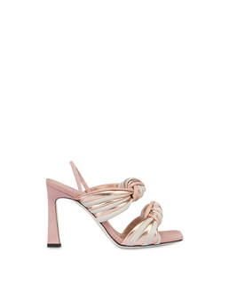 Garden Party sandals in laminated nappa and suede Photo 1