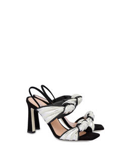 Garden Party sandals in laminated nappa and suede Photo 2
