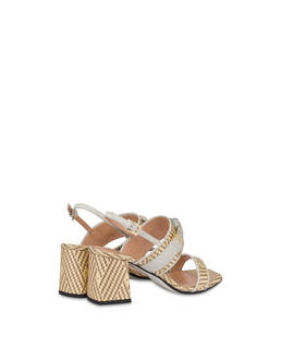 Marina woven fabric sandals Photo 3