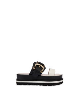 Sandali flatform in vitello Essence Photo 1
