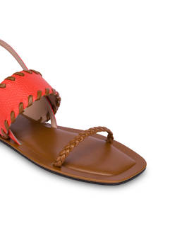 Italian Savoir Fair calfskin flat sandals Photo 4