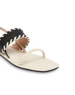 Sandali flat in vitello Italian Savoir Fair Photo 4