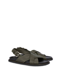 Sandali incrociati in nappa Natural Feeling Photo 2